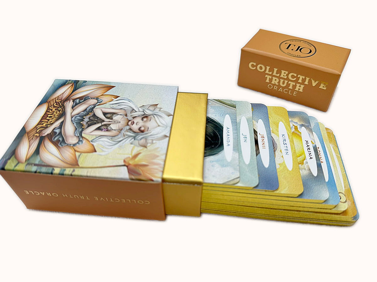 Collective Truth Oracle | 80-Card Gold-Edge Deck | Reader's Collection