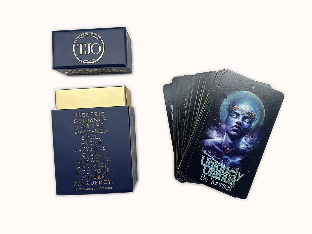 Uranus Awakener Oracle | Gold-Edge Oracle Deck | Reader's Collection